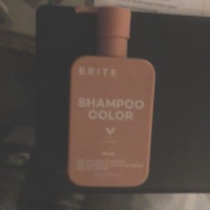 “BRITE” shampoo color (rose) vegan and cruelty, free